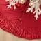 Glitzhome® Deluxe Velvet Ruffled Christmas Tree Skirt